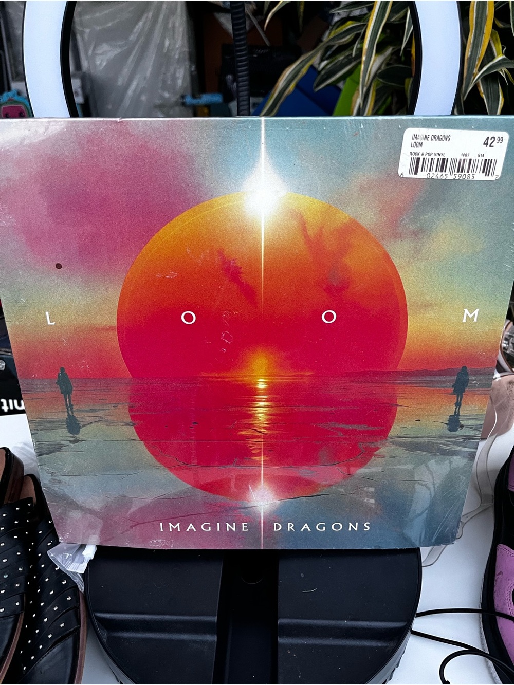 Imagine Dragons "Loom" Vinyl Album - Red & Orange Sun Design